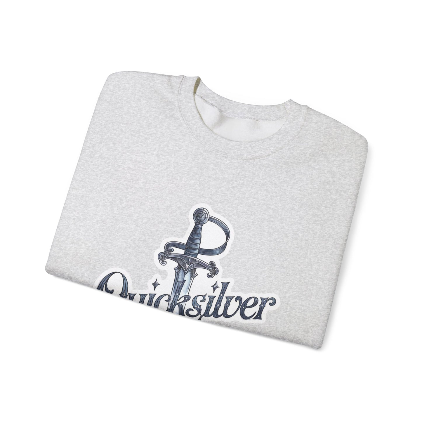 Quicksilver Sword Sweatshirt - Watercolor Book-Inspired Unisex Crewneck - Fae & Alchemy Gift for Book Lovers