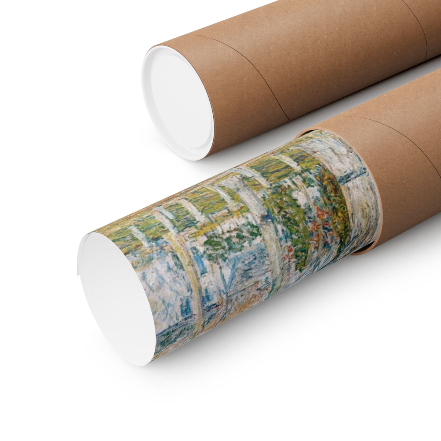 Church at Old Lyme by Childe Hassam, Impressionist Cityscape Art Print, Classic American Artwork Poster