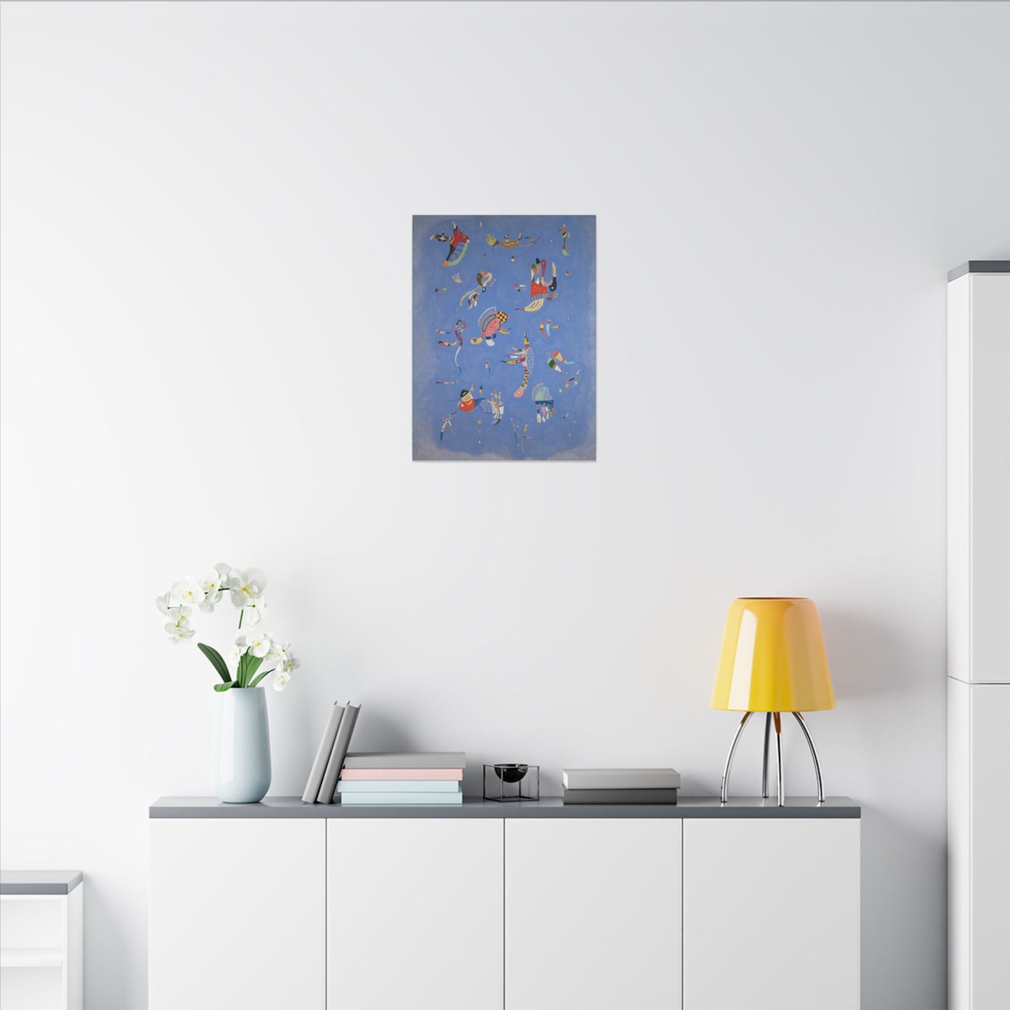 Blue Sky by Wassily Kandinsky, Canvas Print, Modern Abstract Art Decor