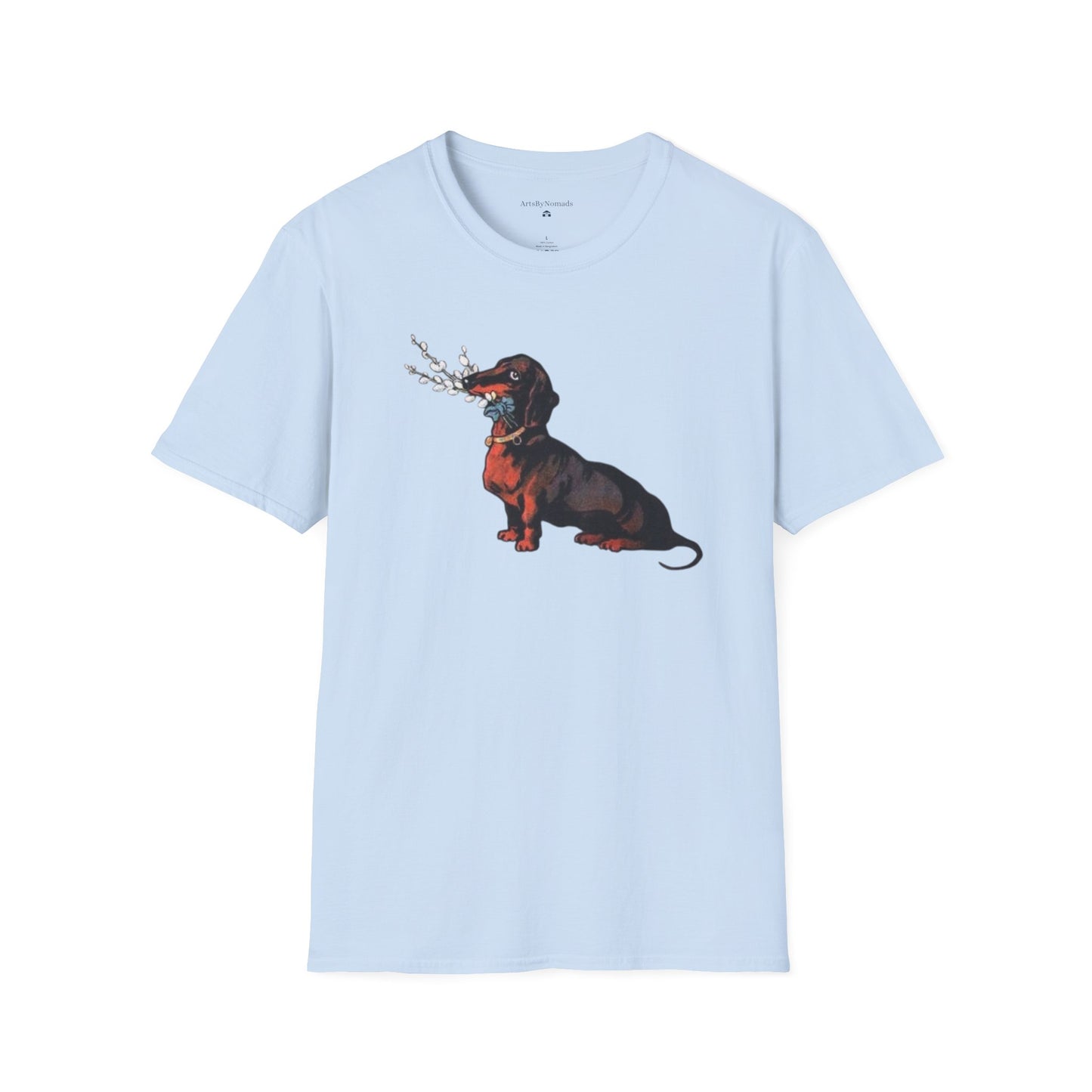 Vintage Dachshund Dog Unisex Softstyle T-Shirt, Cute Pet Lover Tee, Retro Animal Graphic Top, Gift for Dog Owners, Dog Mom Dad Shirt