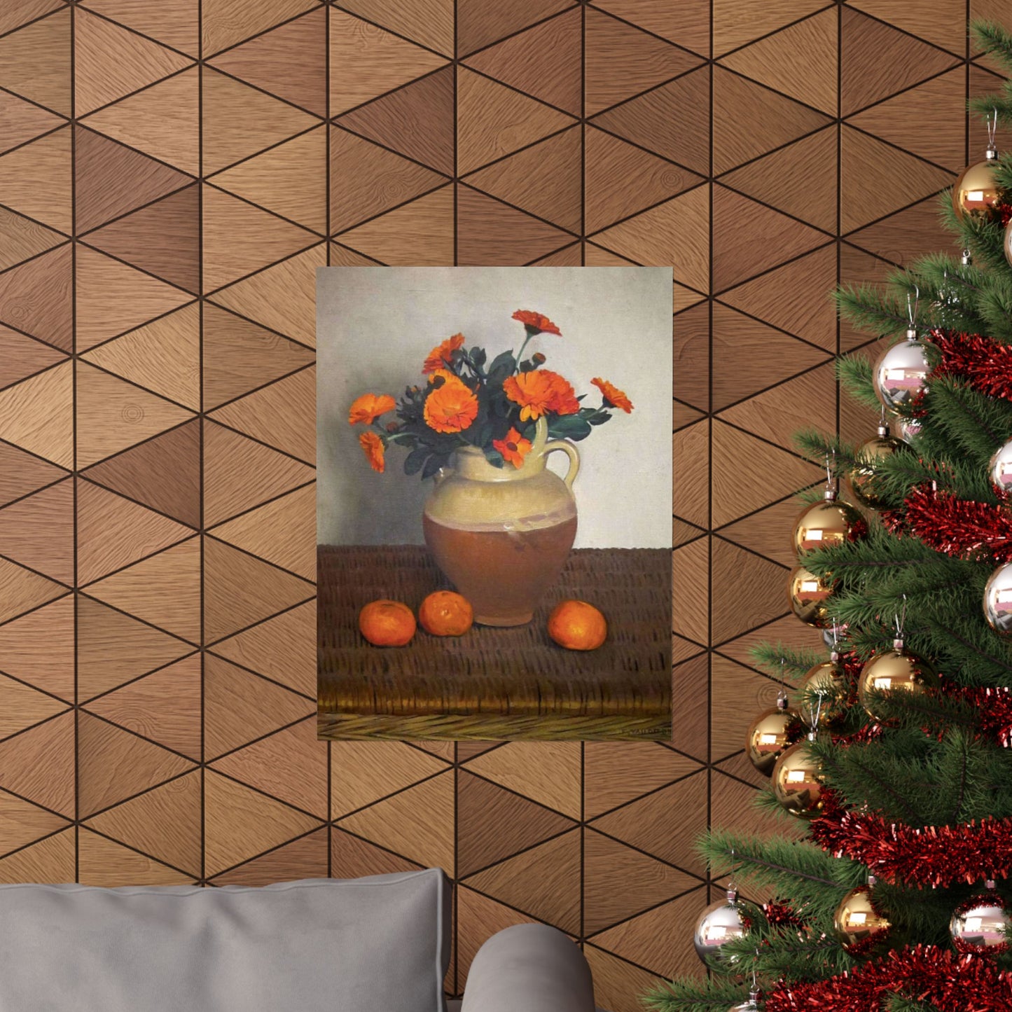 Marigolds and Tangerines by Félix Vallotton Art Print - 1924 Masterpiece - Reproduction - Elegant Home Décor