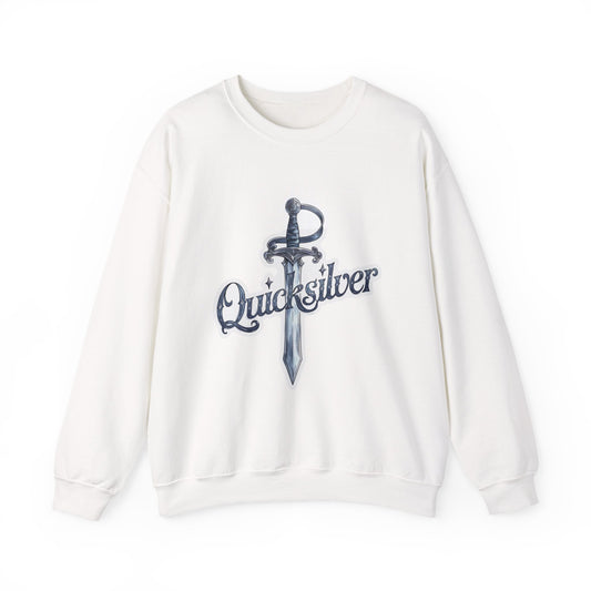 Quicksilver Sword Sweatshirt - Watercolor Book-Inspired Unisex Crewneck - Fae & Alchemy Gift for Book Lovers