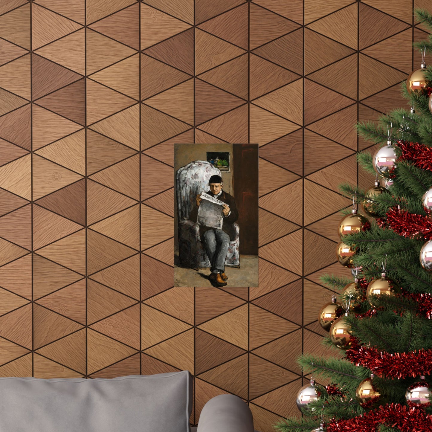 The Artist's Father, Reading by Paul Cezanne Art Print, Perfect Father's Day Gift, Present for Dads