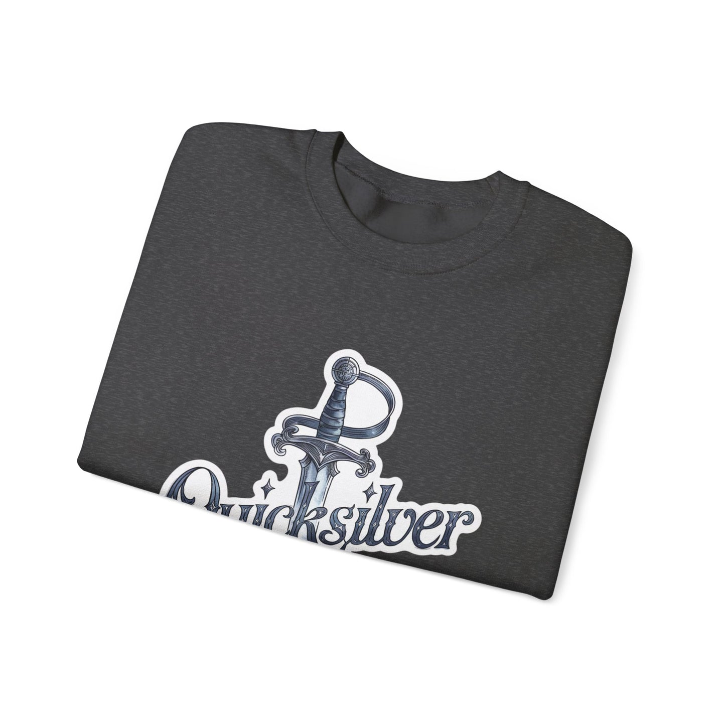 Quicksilver Sword Sweatshirt - Watercolor Book-Inspired Unisex Crewneck - Fae & Alchemy Gift for Book Lovers