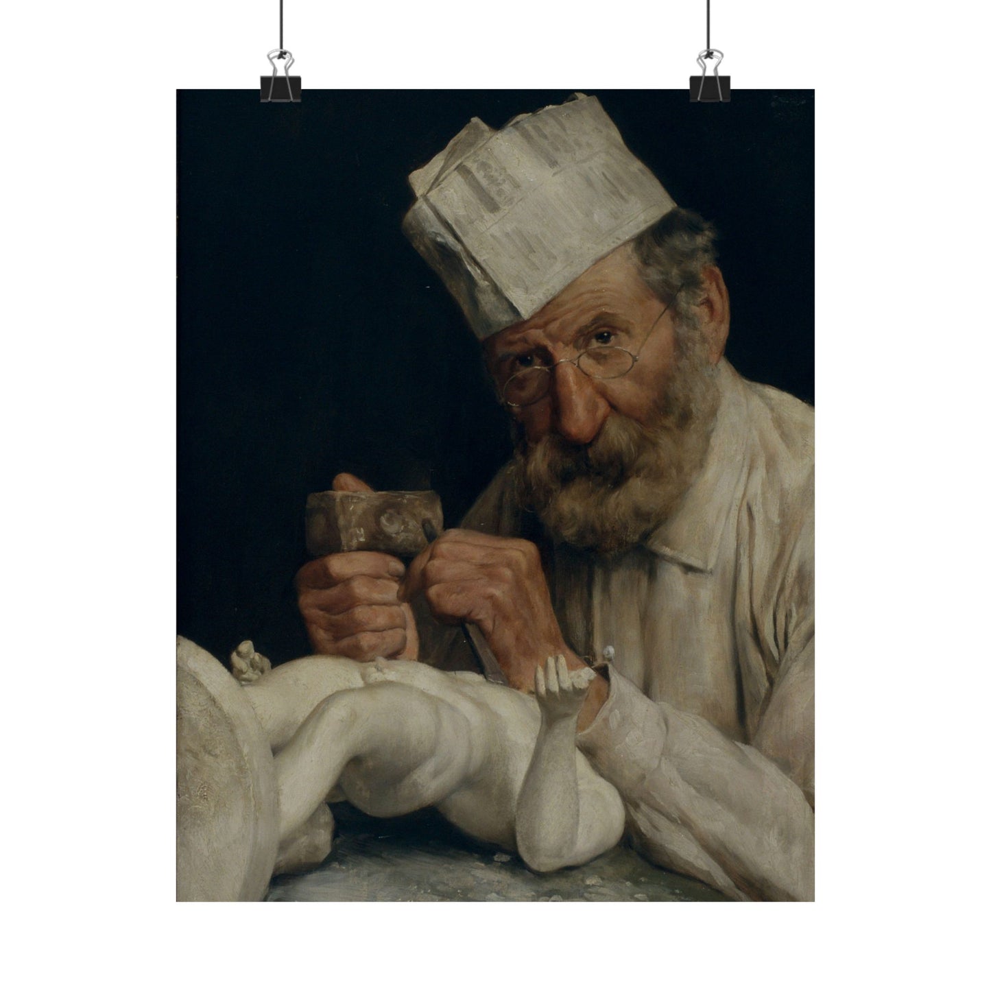 The Sculptor by Antoni Fabres - Fine Art Print Reproduction - Stunning Wall Decor