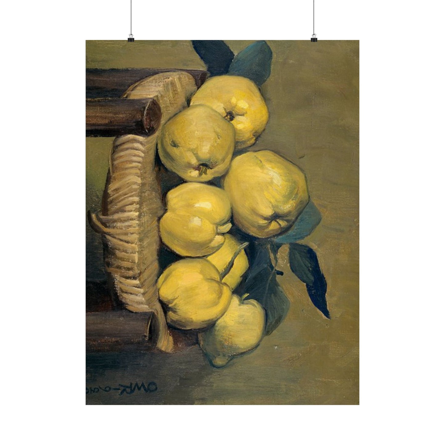 Quinces by Ottilie Wilhelmine Roederstein Art Print - 1929 Masterpiece - High-Quality Reproduction