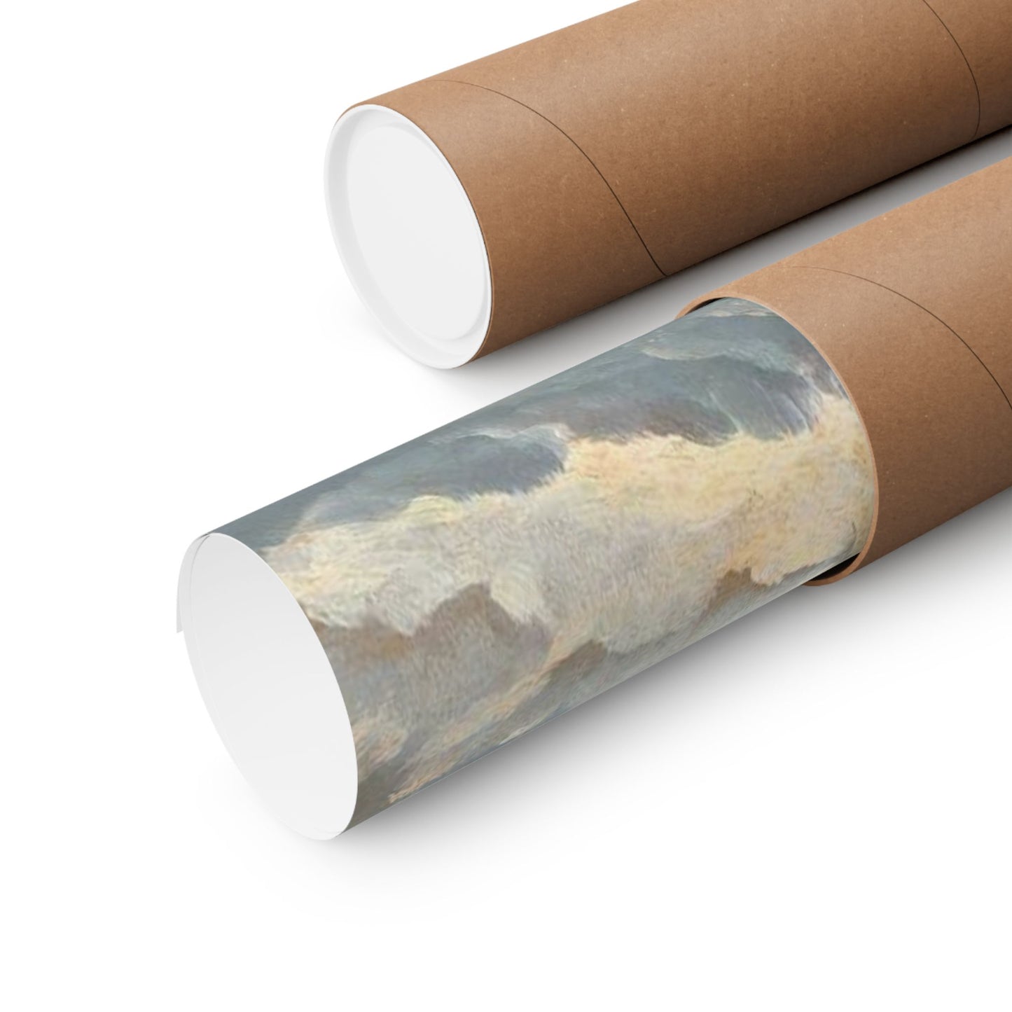 Simon Alexandre Clement Denis Clouds Sunset Print - Matte Poster of Rome Skyline - Art and Nature Wall Decor