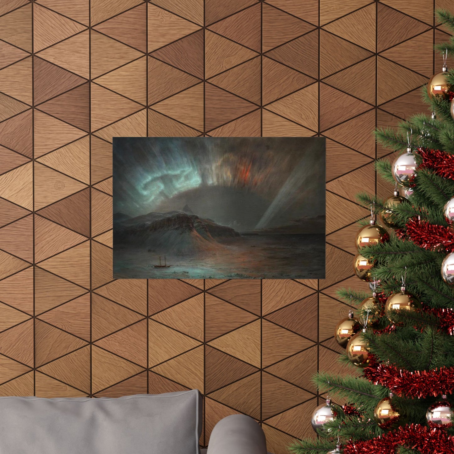 Frederic Edwin Church's Aurora Borealis Print - Arctic Expedition Artwork - Historical Nature Poster