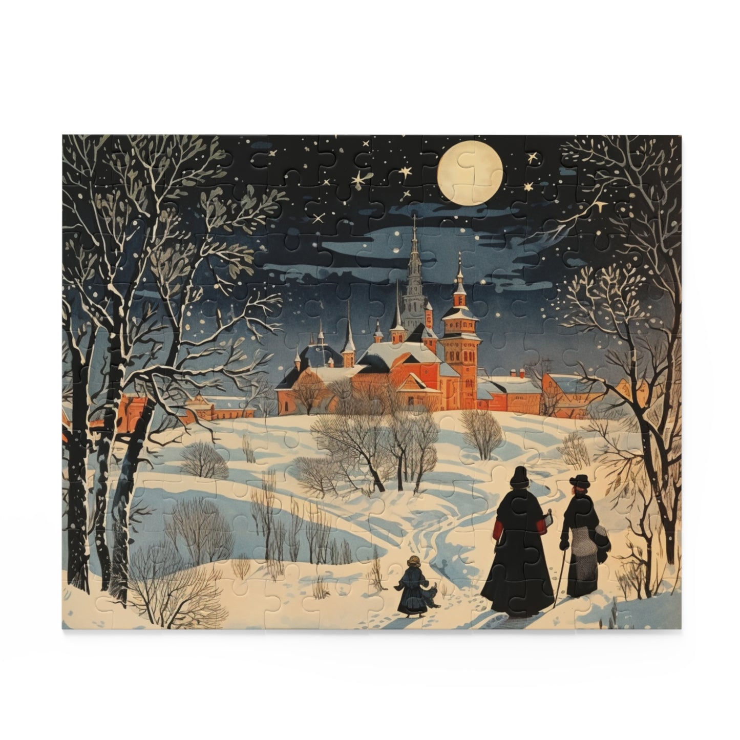 Doctor Zhivago Inspired Puzzle - Literary Artwork | Anxiety Relief | Perfect Gift for Book Lovers | 120 or 252 Pieces
