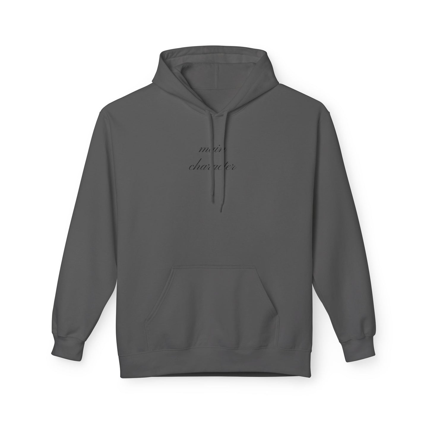 Main Character Hoodie - Elegant Unisex Fleece Hoodie for Teens & Adults - Perfect Gift for Friends and Siblings