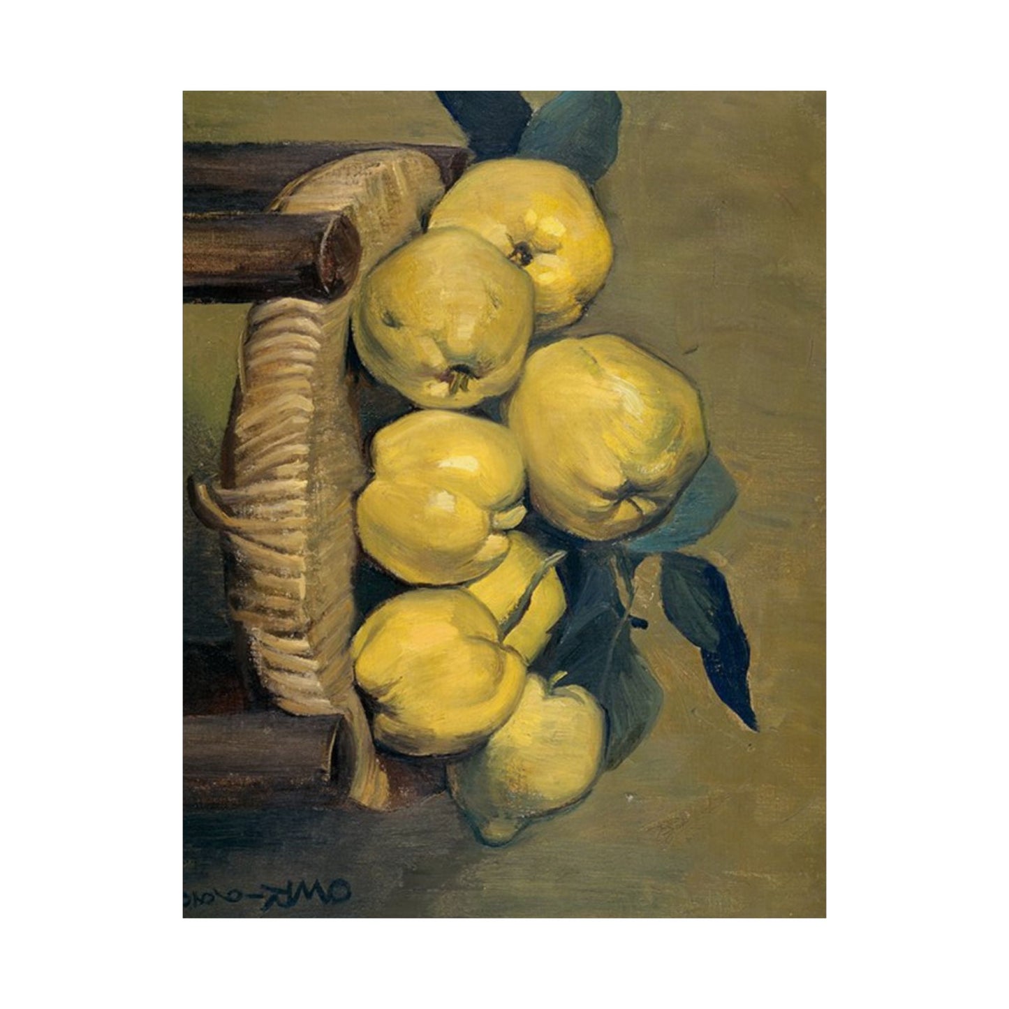 Quinces by Ottilie Wilhelmine Roederstein Art Print - 1929 Masterpiece - High-Quality Reproduction