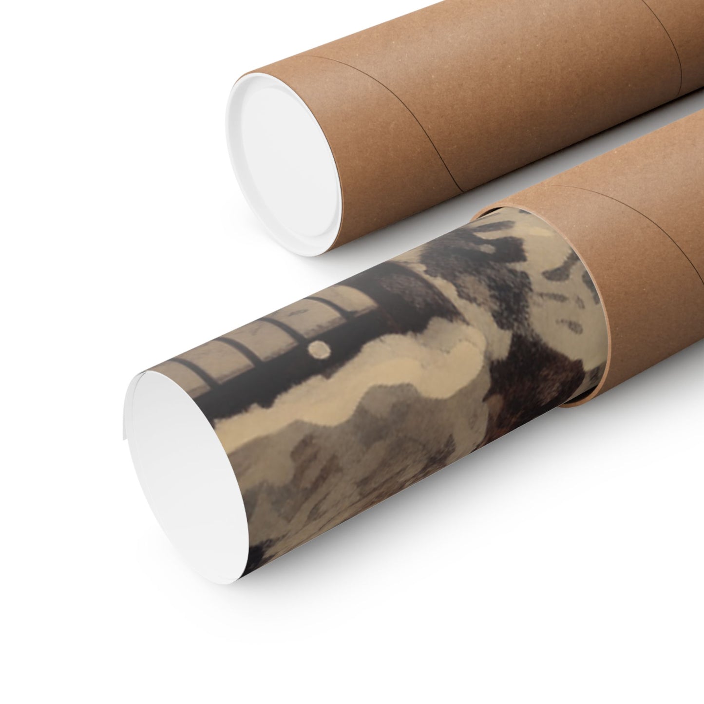 Winter Train Art Print, Polar Express Aesthetic, Inspired by Russian Literature, Romantic Snowy Night Scene, Perfect Christmas Gift