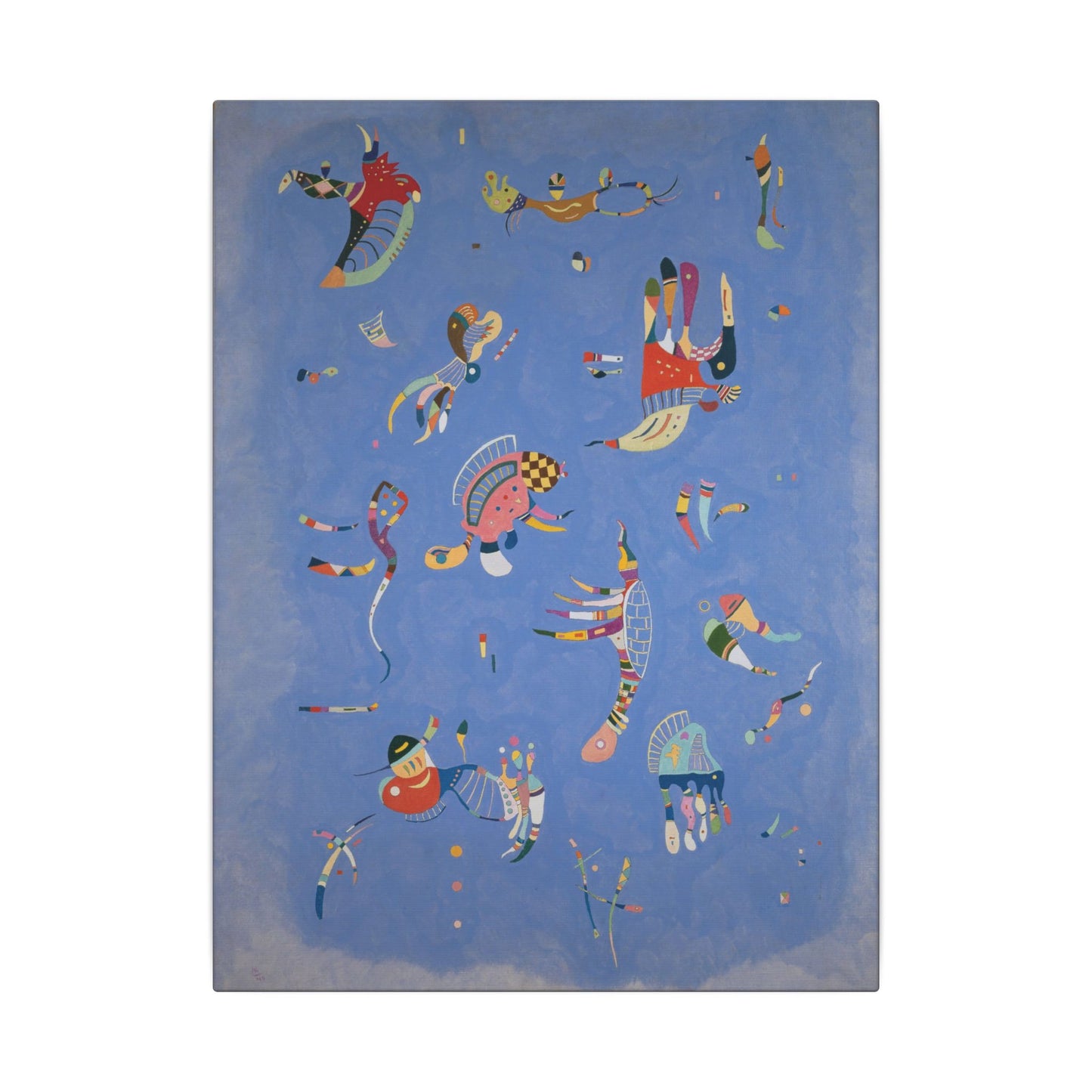 Blue Sky by Wassily Kandinsky, Canvas Print, Modern Abstract Art Decor