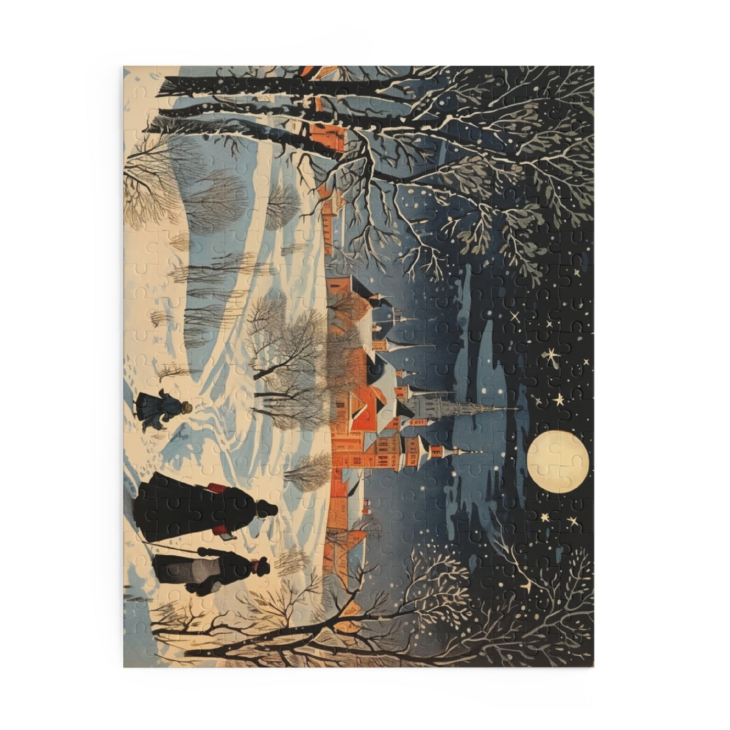 Doctor Zhivago Inspired Puzzle - Literary Artwork | Anxiety Relief | Perfect Gift for Book Lovers | 120 or 252 Pieces