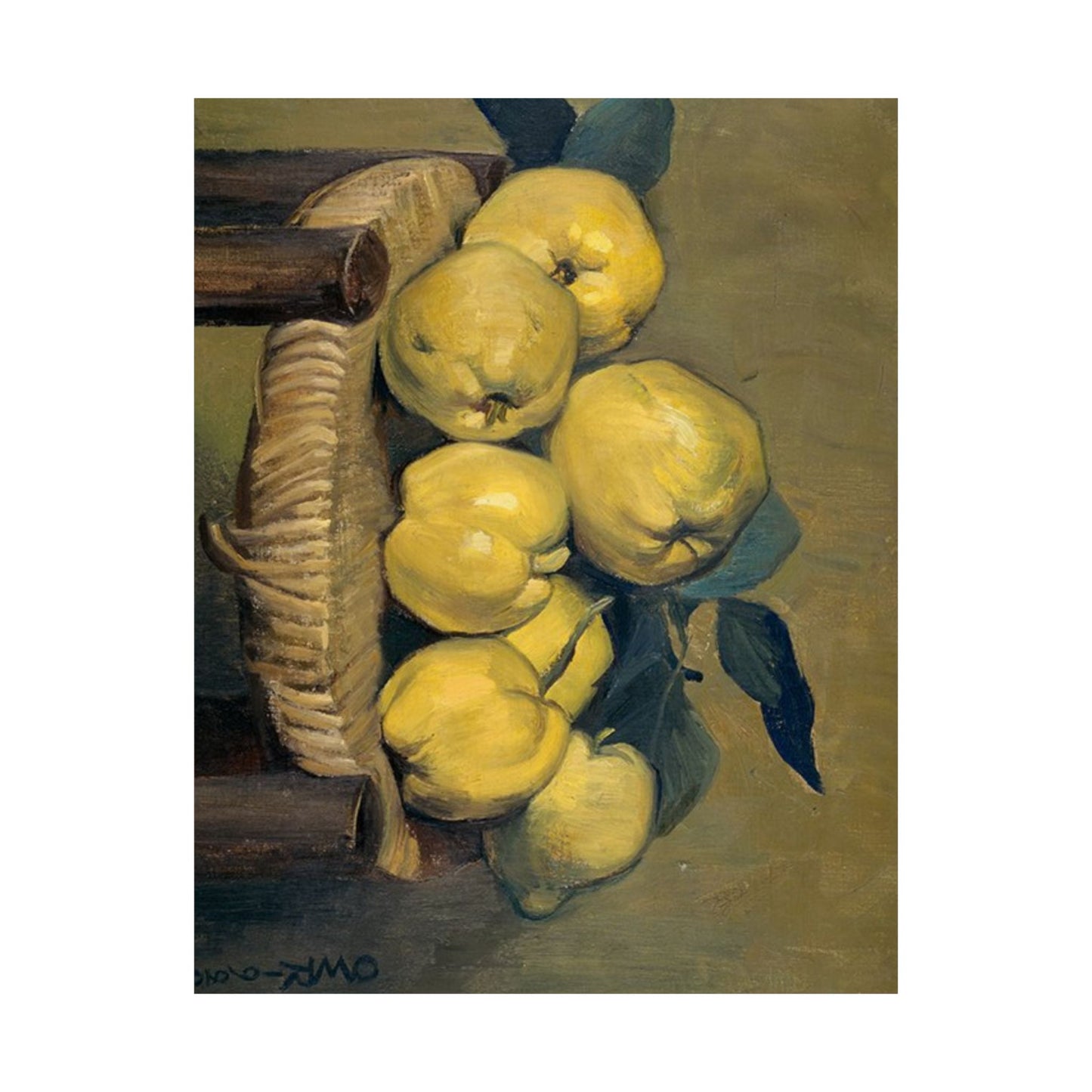 Quinces by Ottilie Wilhelmine Roederstein Art Print - 1929 Masterpiece - High-Quality Reproduction