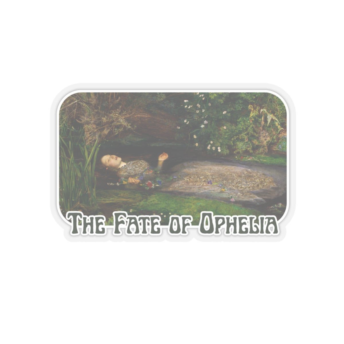 Fate of Ophelia, John Everett Millais Art, Shakespeare, Tragic Moment, Detailed Nature, Symbolic Flowers, Song Inspired