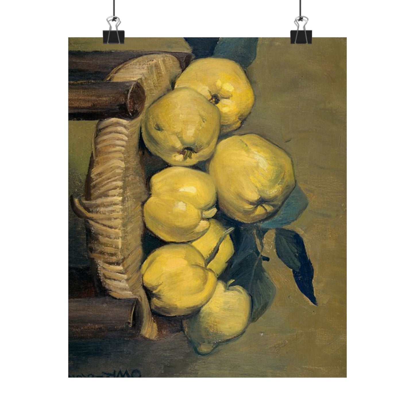 Quinces by Ottilie Wilhelmine Roederstein Art Print - 1929 Masterpiece - High-Quality Reproduction