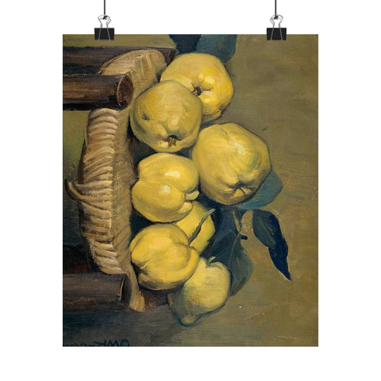 Quinces by Ottilie Wilhelmine Roederstein Art Print - 1929 Masterpiece - High-Quality Reproduction