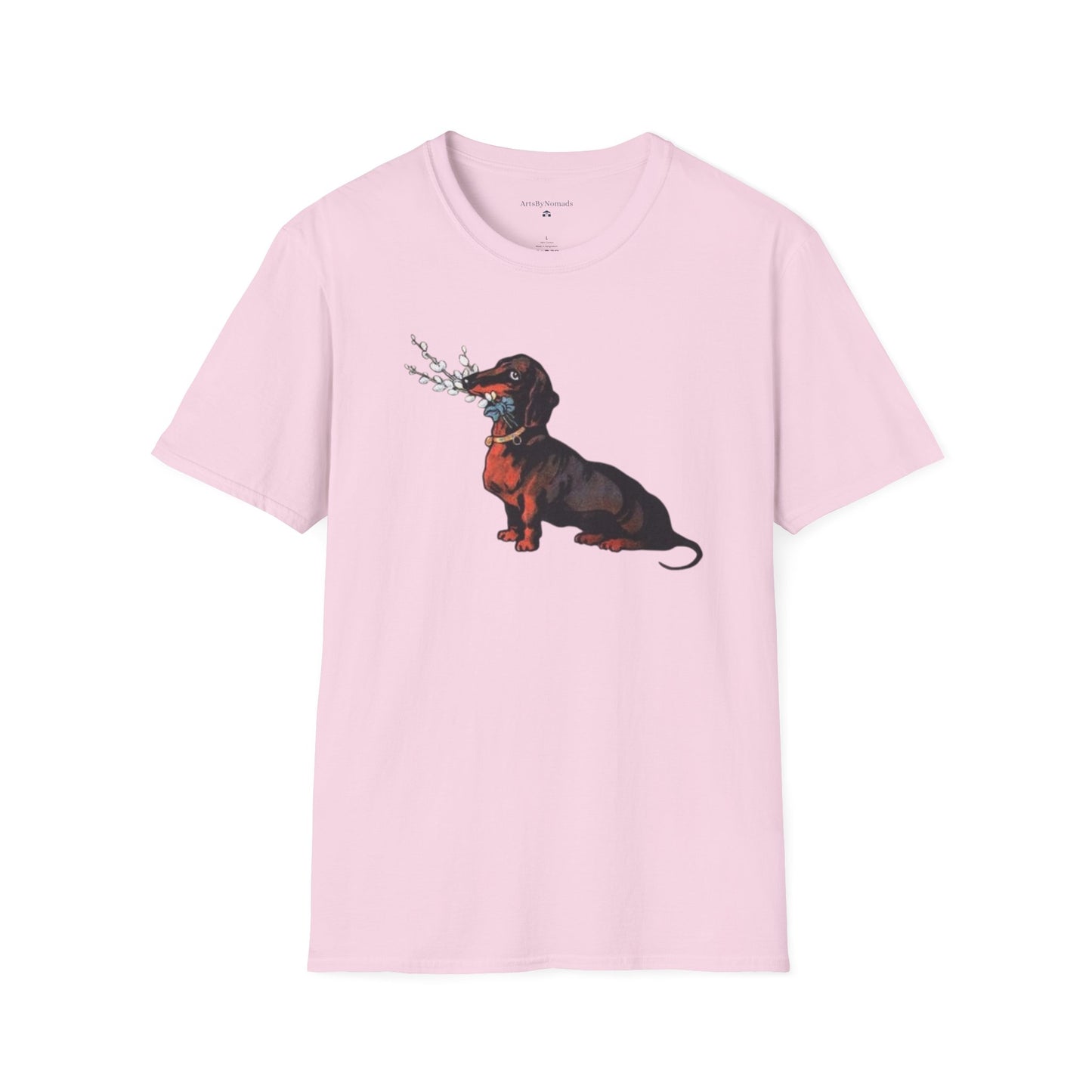 Vintage Dachshund Dog Unisex Softstyle T-Shirt, Cute Pet Lover Tee, Retro Animal Graphic Top, Gift for Dog Owners, Dog Mom Dad Shirt