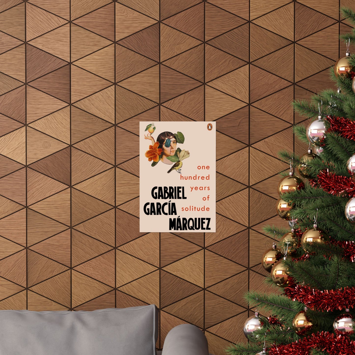 One Hundred Years of Solitude Book Cover Poster, Literary Wall Art for Gabriel Garcia Marquez Fans, Gift for Book Lovers