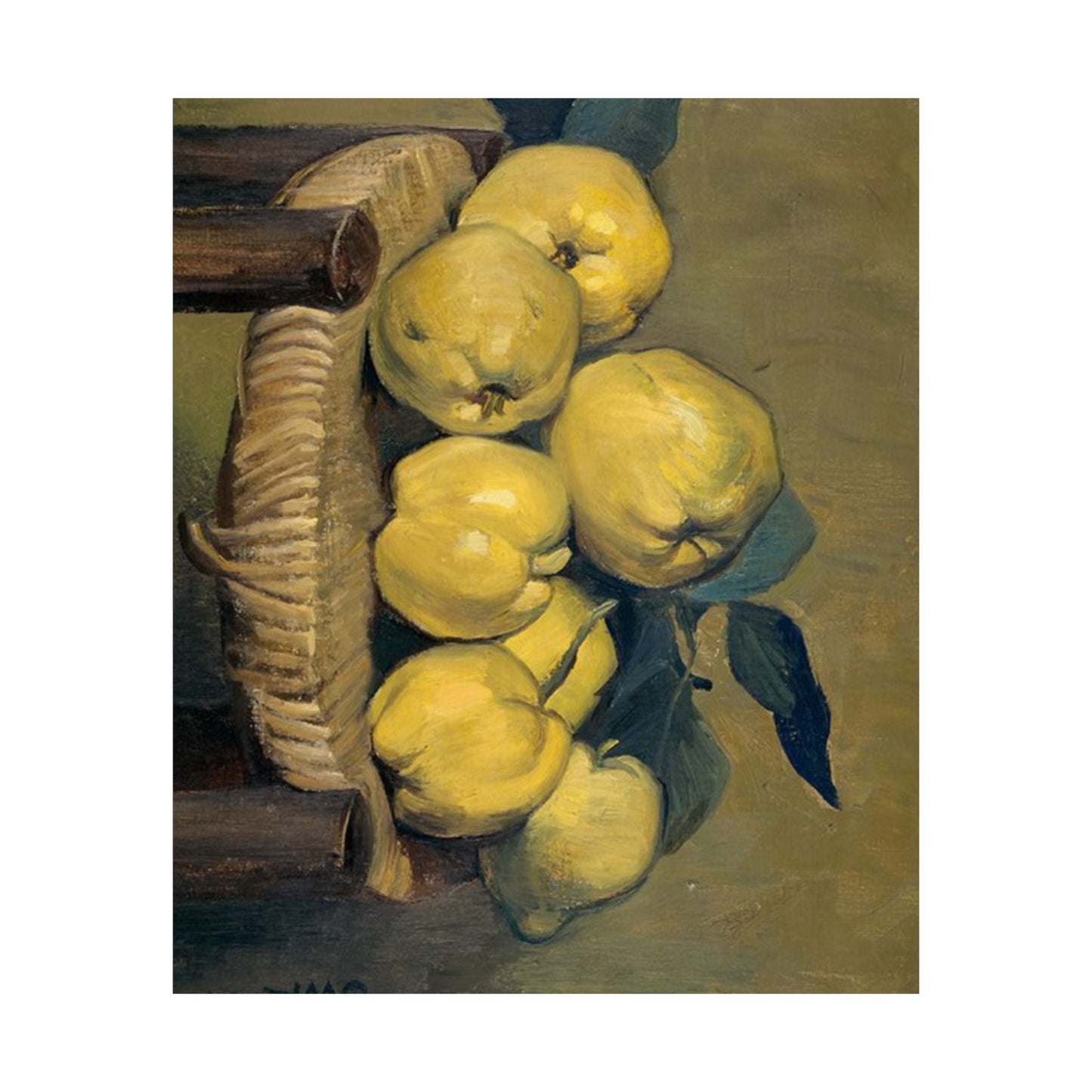 Quinces by Ottilie Wilhelmine Roederstein Art Print - 1929 Masterpiece - High-Quality Reproduction