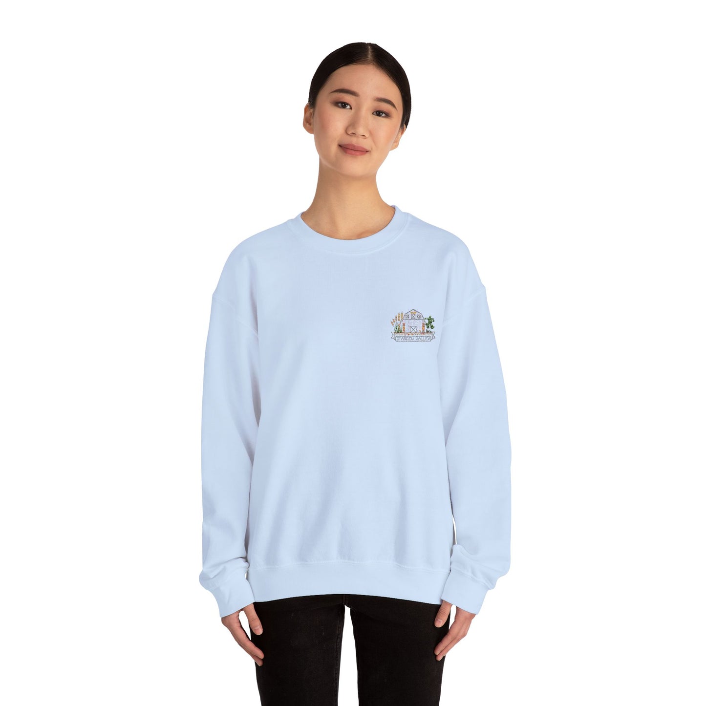 Embroidered Stardew Valley Game Sweatshirt, great gift for gamers, cozy, cute and elegant apparel - Unisex Crewneck Sweatshirt