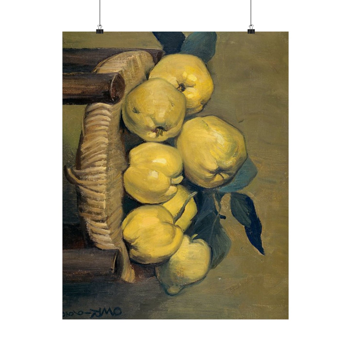 Quinces by Ottilie Wilhelmine Roederstein Art Print - 1929 Masterpiece - High-Quality Reproduction