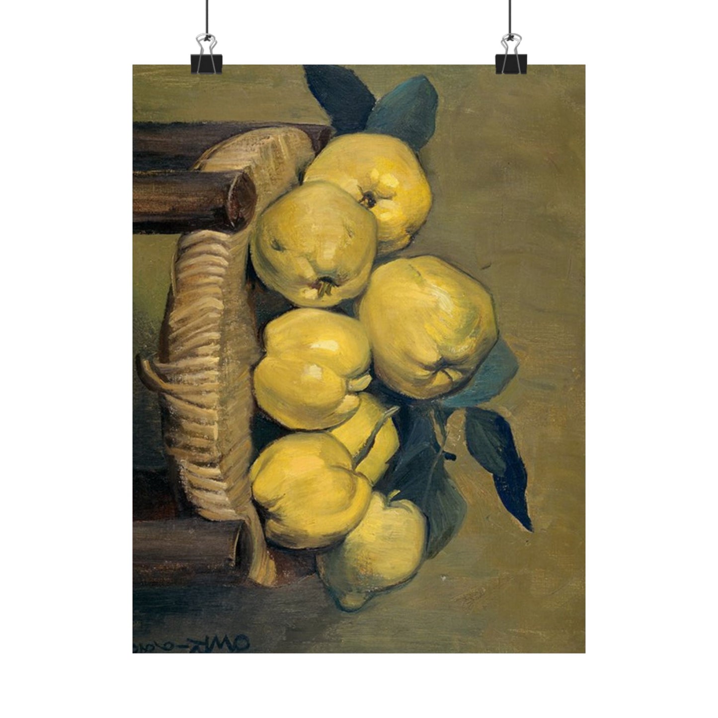 Quinces by Ottilie Wilhelmine Roederstein Art Print - 1929 Masterpiece - High-Quality Reproduction