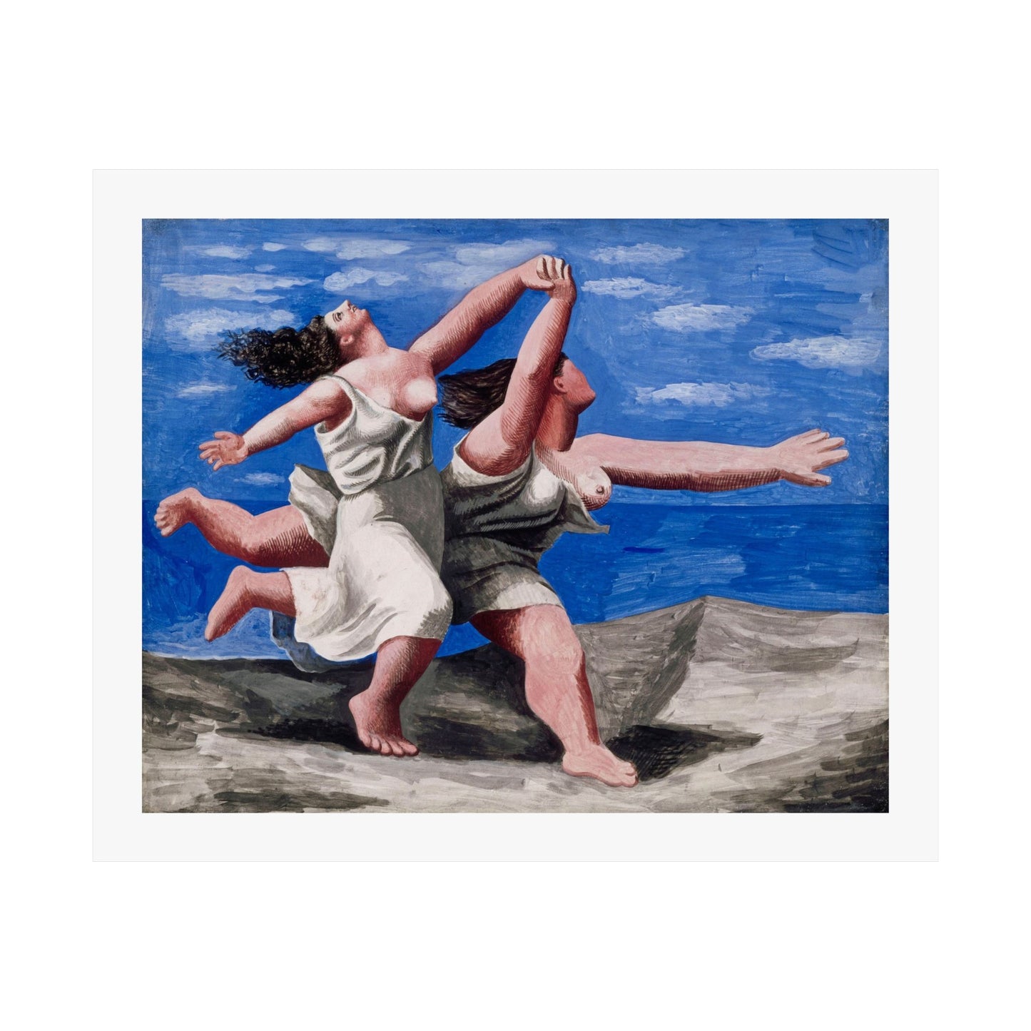Pablo Picasso 'Two Women Running on the Beach (The Race)' 1922, Vibrant Modern Art Matte Print, Ideal Gift for Art Lovers